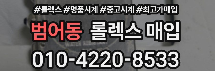 범어동 롤렉스 매입