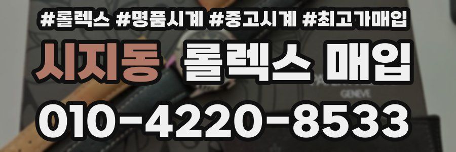 시지동 롤렉스 매입