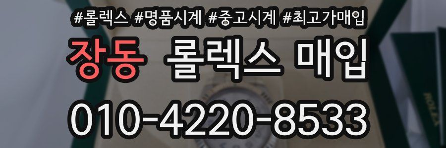 장동 롤렉스 매입