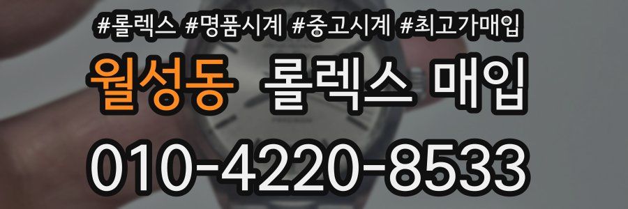 월성동 롤렉스 매입