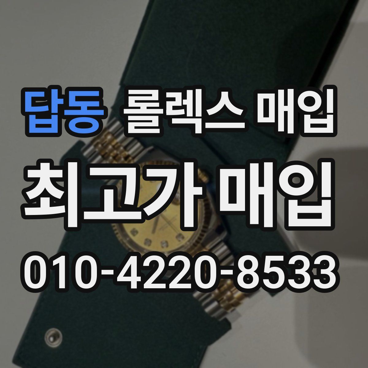 답동 롤렉스 매입