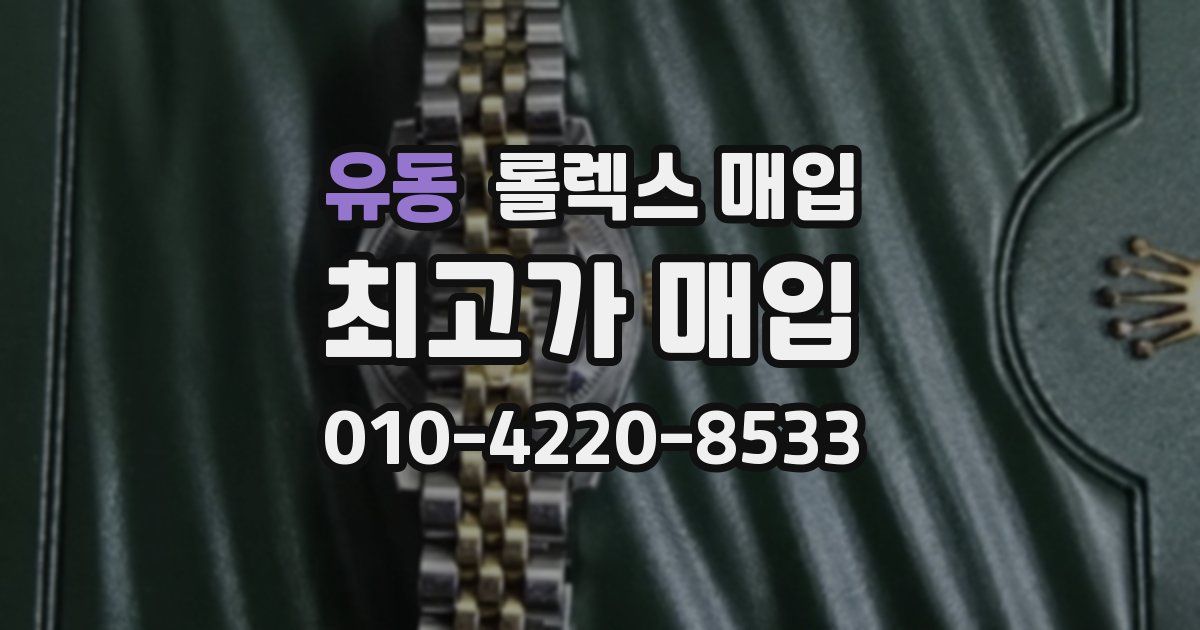 유동 롤렉스 매입