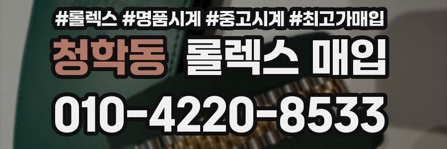 청학동 롤렉스 매입
