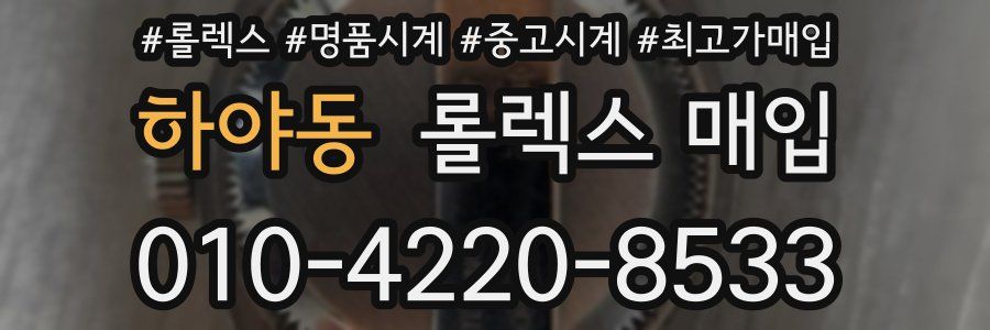 하야동 롤렉스 매입