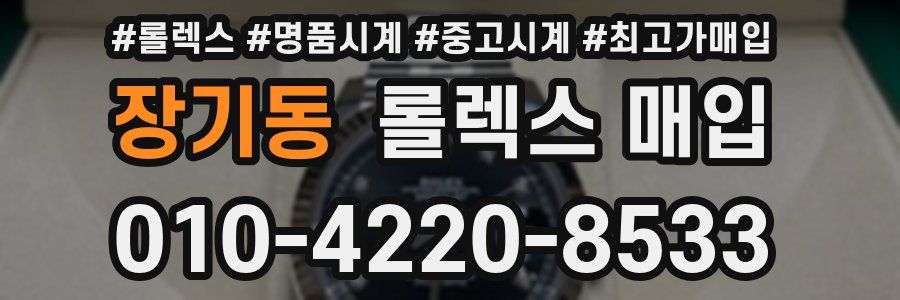 장기동 롤렉스 매입