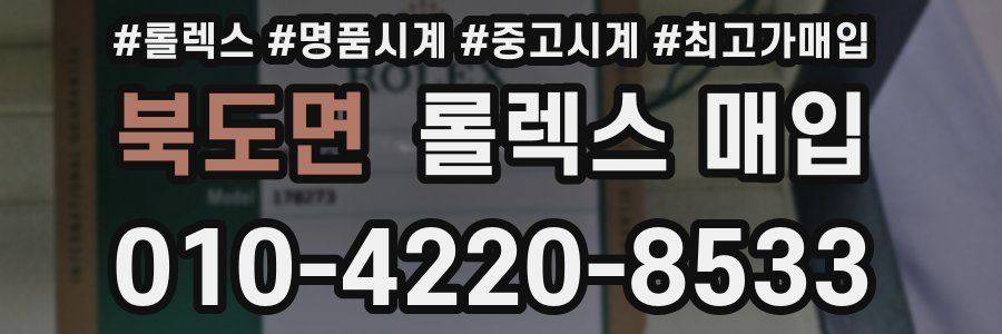 북도면 롤렉스 매입