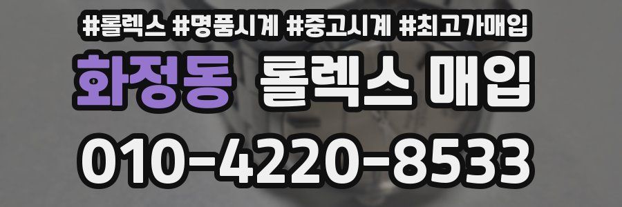 화정동 롤렉스 매입