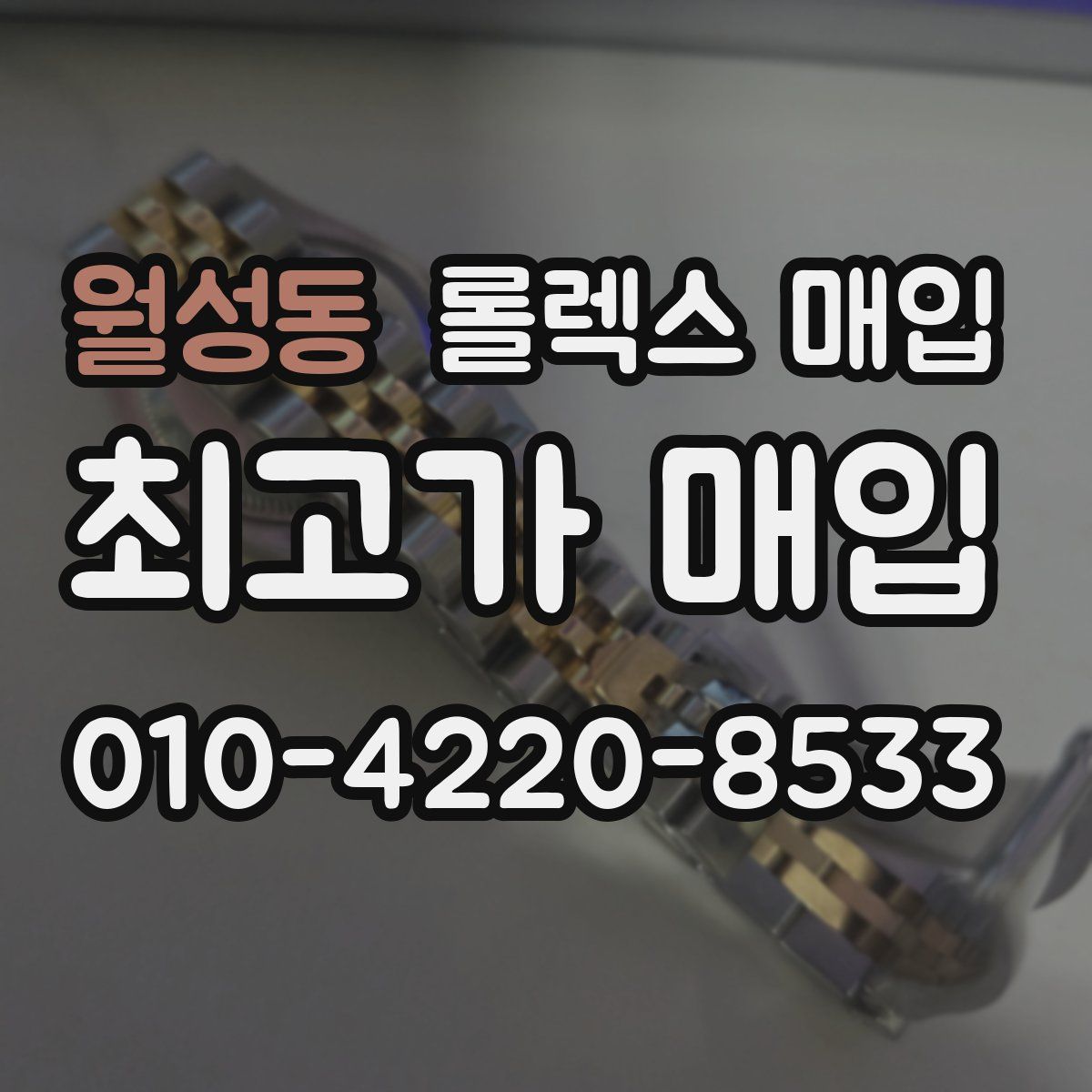 월성동 롤렉스 매입