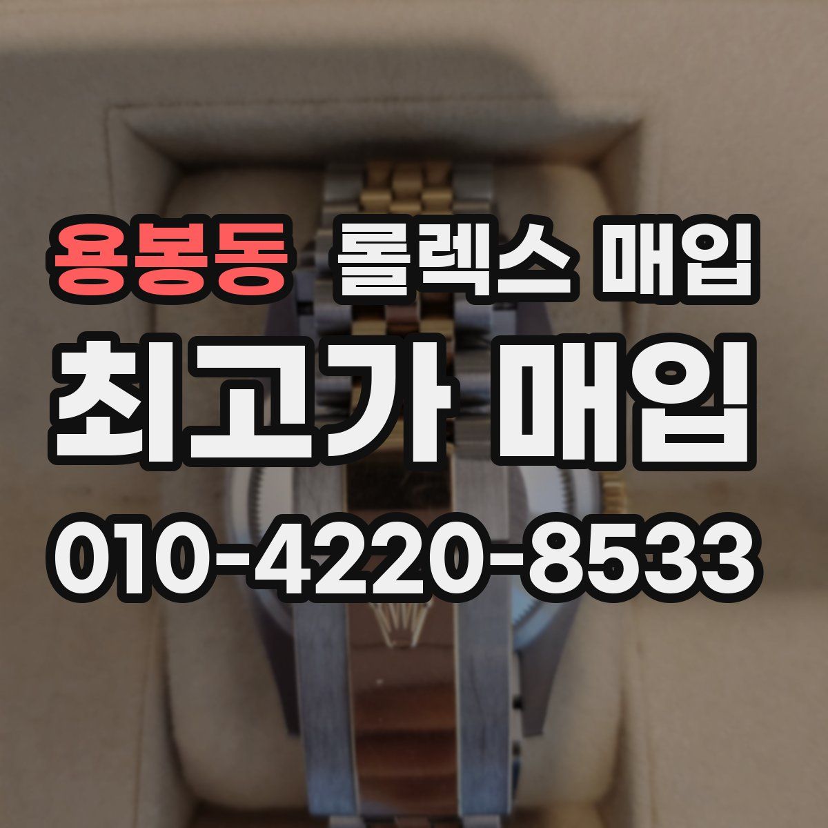 용봉동 롤렉스 매입