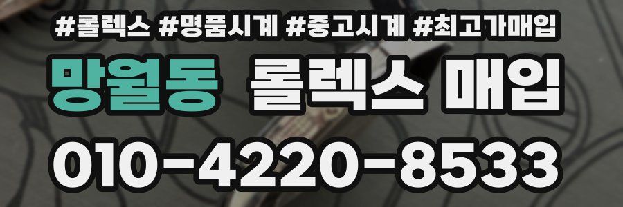 망월동 롤렉스 매입