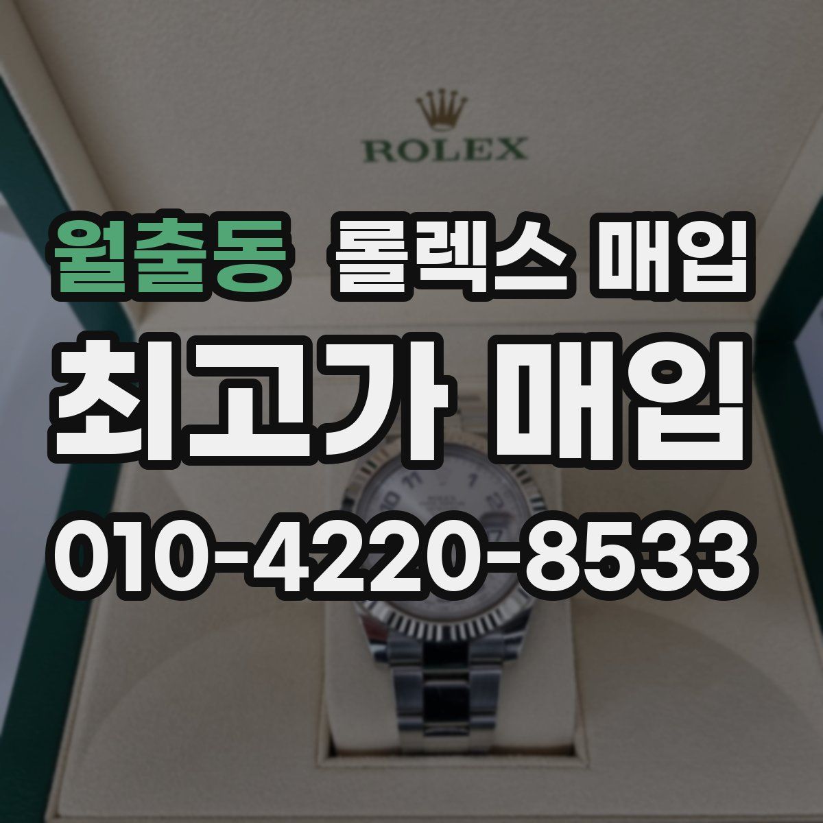 월출동 롤렉스 매입