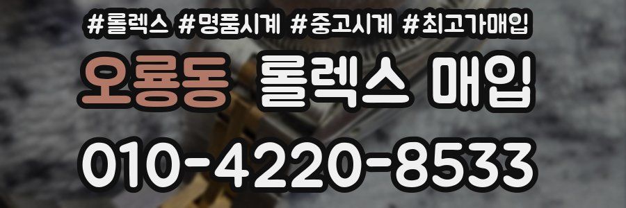 오룡동 롤렉스 매입
