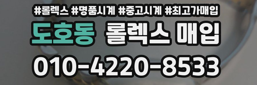 도호동 롤렉스 매입
