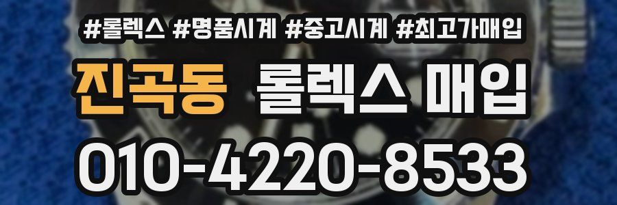 진곡동 롤렉스 매입