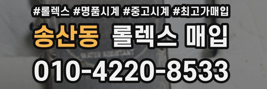 송산동 롤렉스 매입