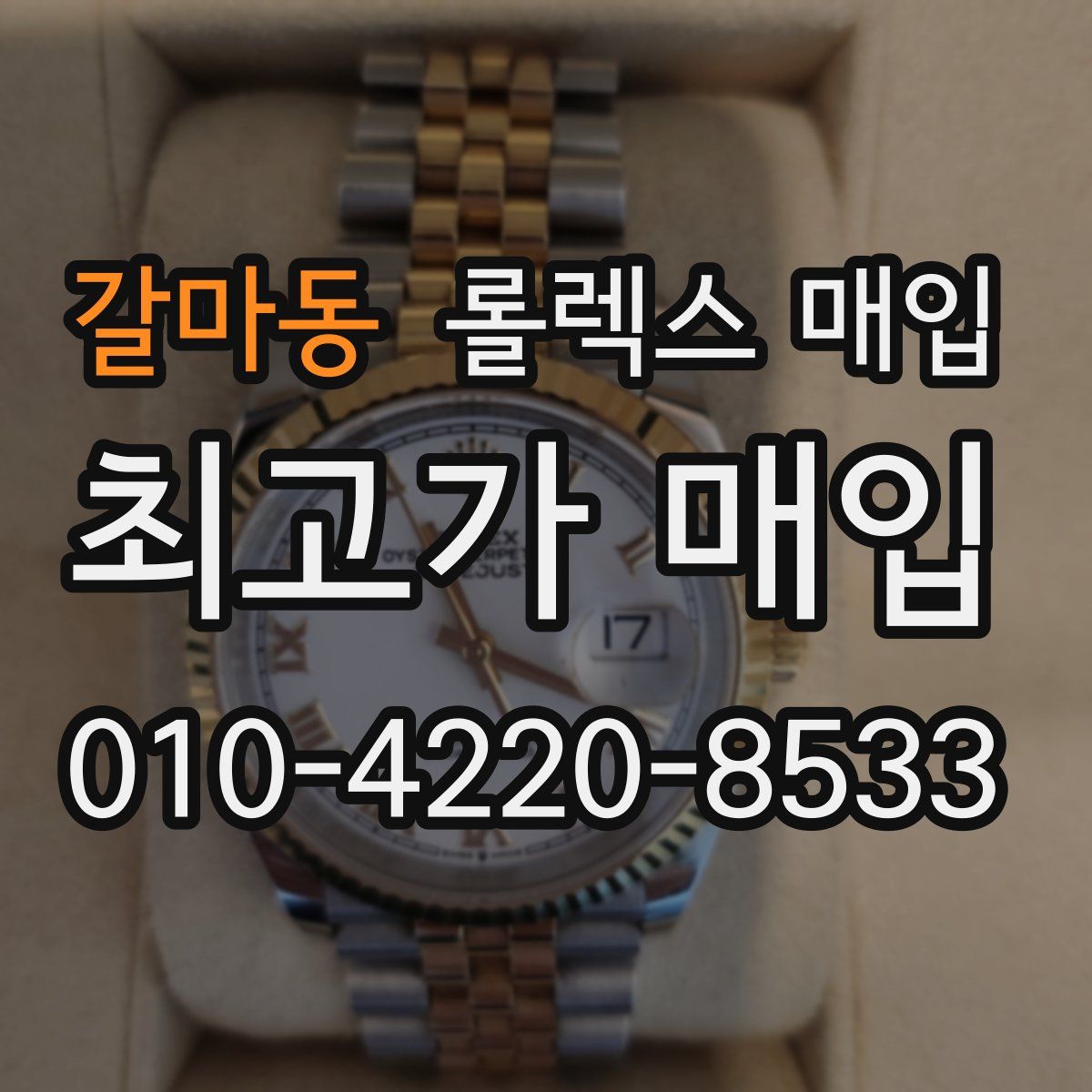 갈마동 롤렉스 매입