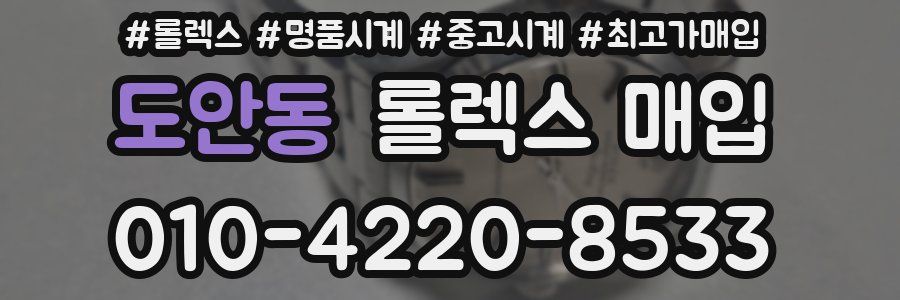 도안동 롤렉스 매입