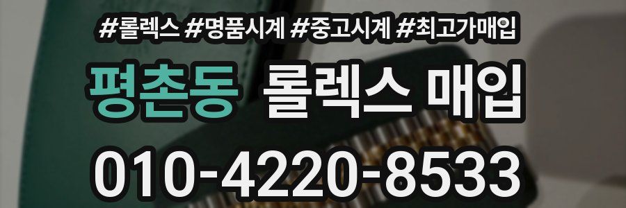 평촌동 롤렉스 매입