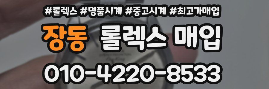 장동 롤렉스 매입