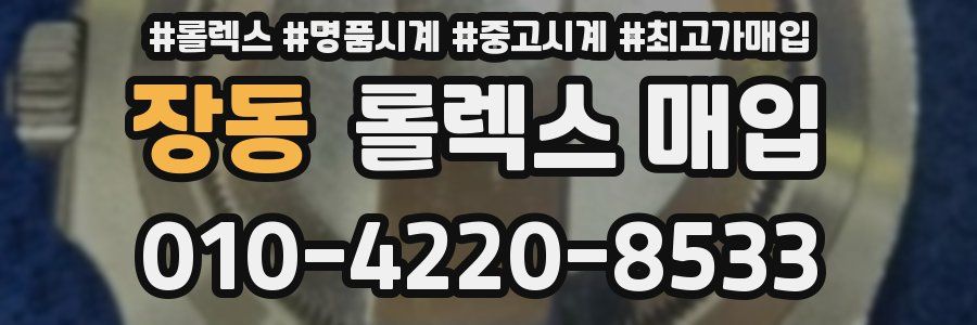 장동 롤렉스 매입
