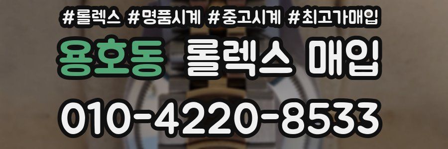 용호동 롤렉스 매입