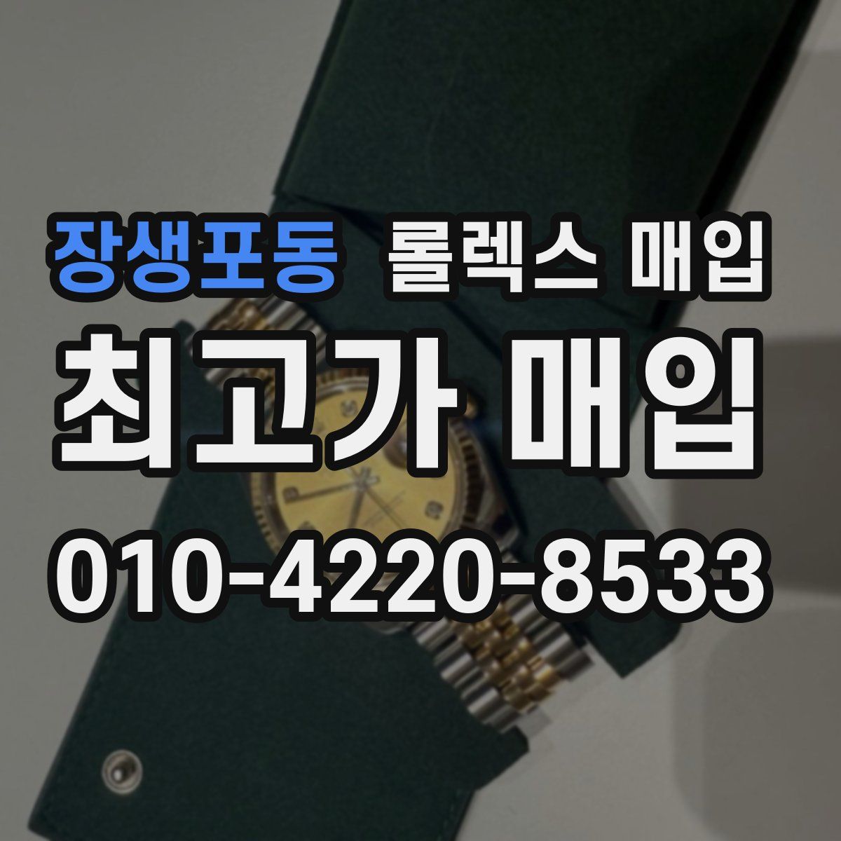 장생포동 롤렉스 매입
