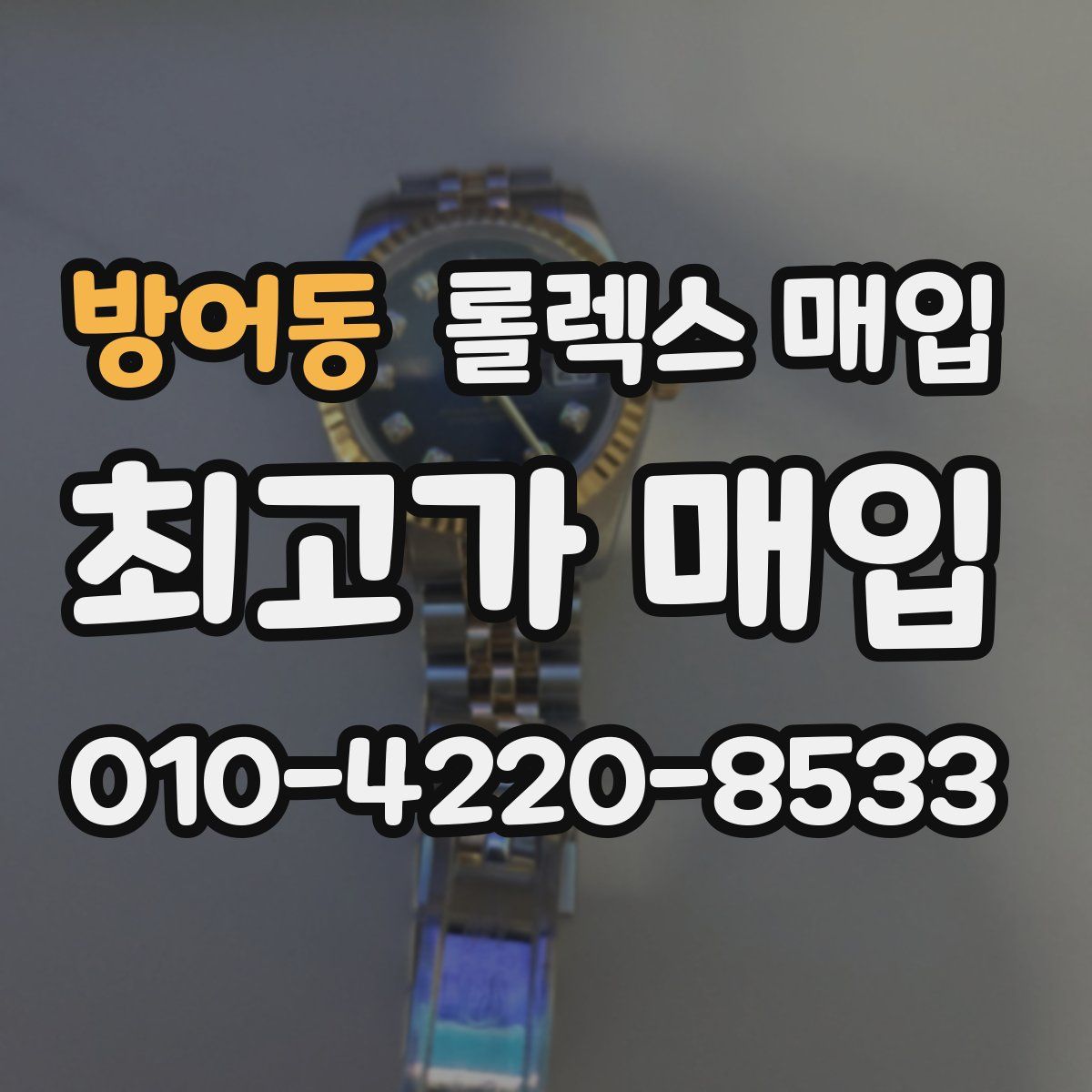 방어동 롤렉스 매입