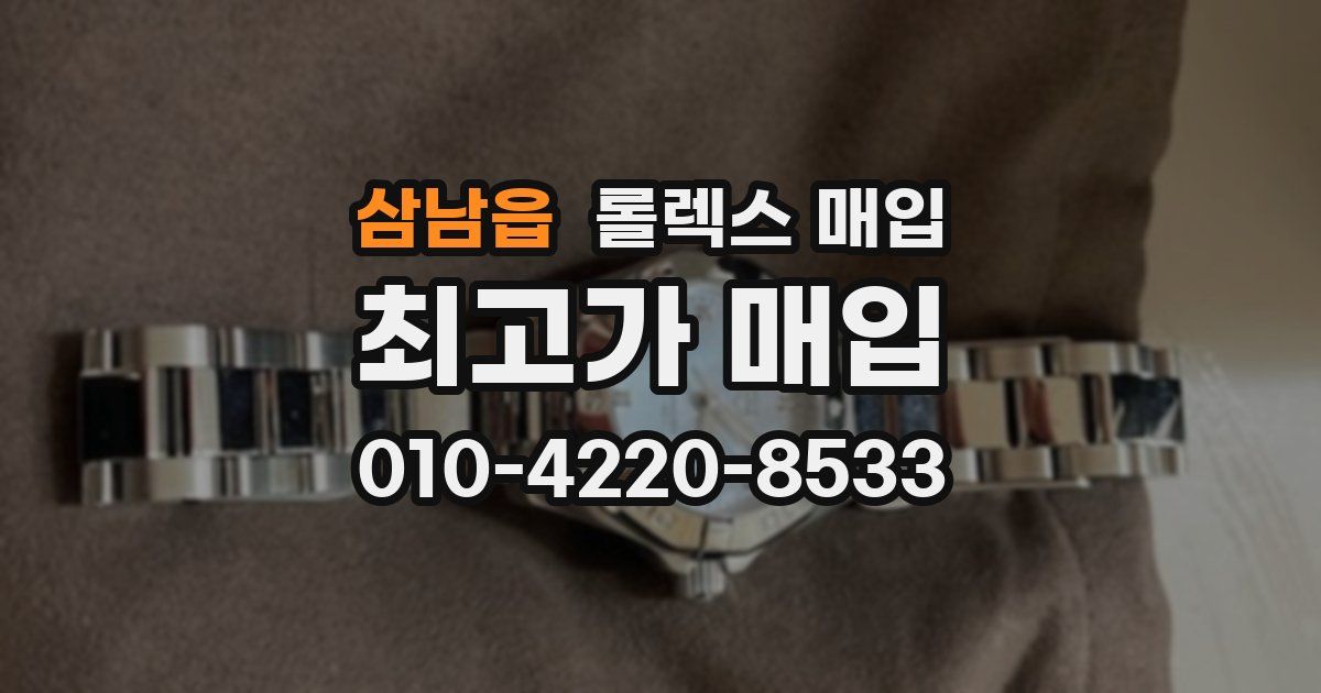 삼남읍 롤렉스 매입