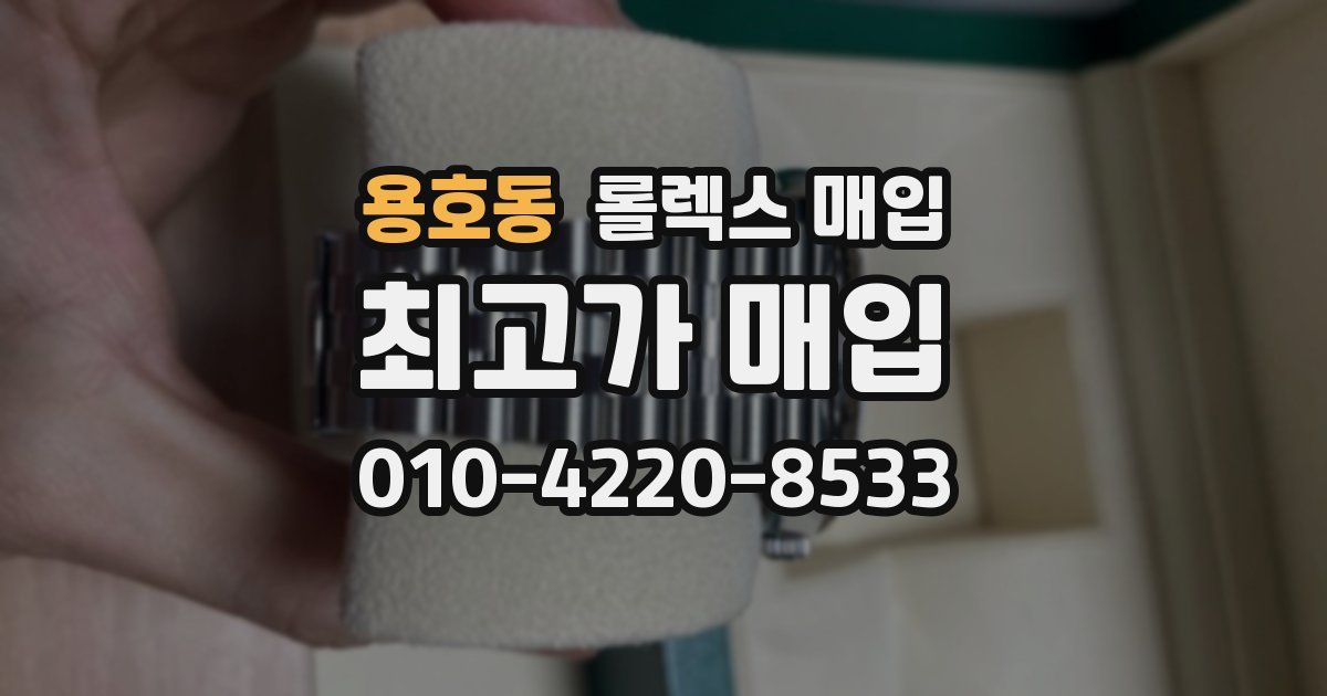용호동 롤렉스 매입