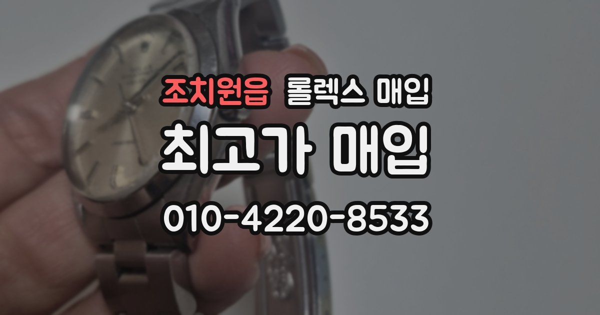 조치원읍 롤렉스 매입