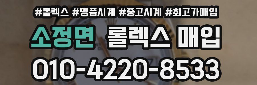 소정면 롤렉스 매입