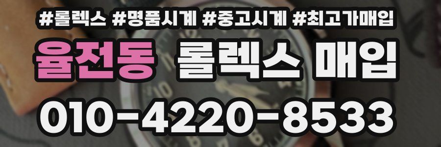 율전동 롤렉스 매입