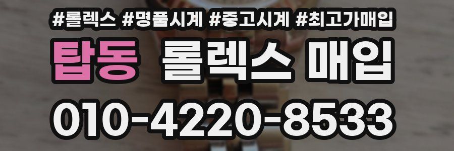 탑동 롤렉스 매입