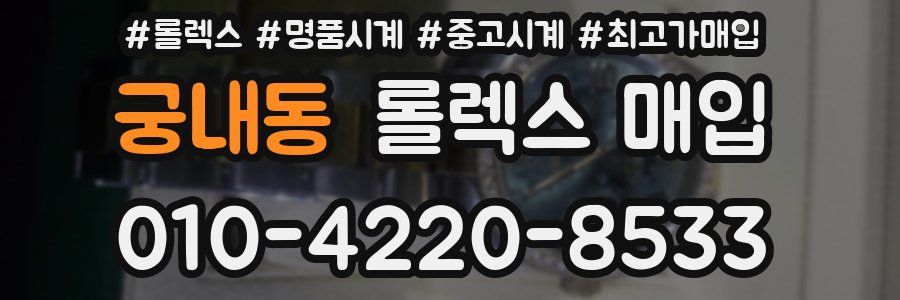 궁내동 롤렉스 매입