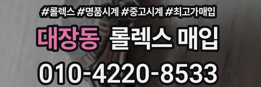 대장동 롤렉스 매입