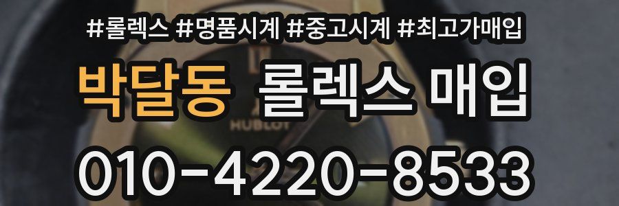 박달동 롤렉스 매입