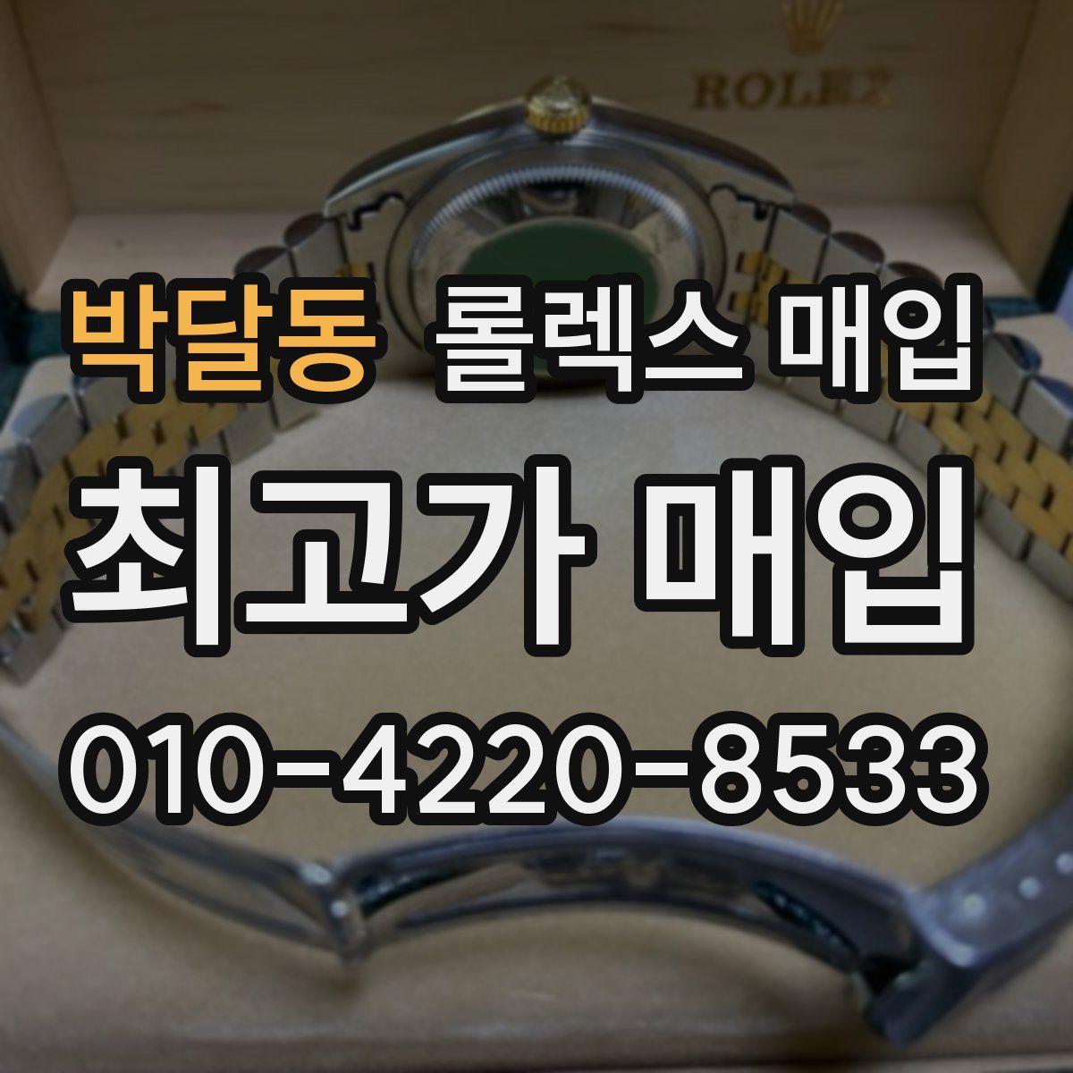 박달동 롤렉스 매입