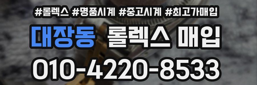 대장동 롤렉스 매입
