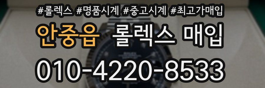 안중읍 롤렉스 매입