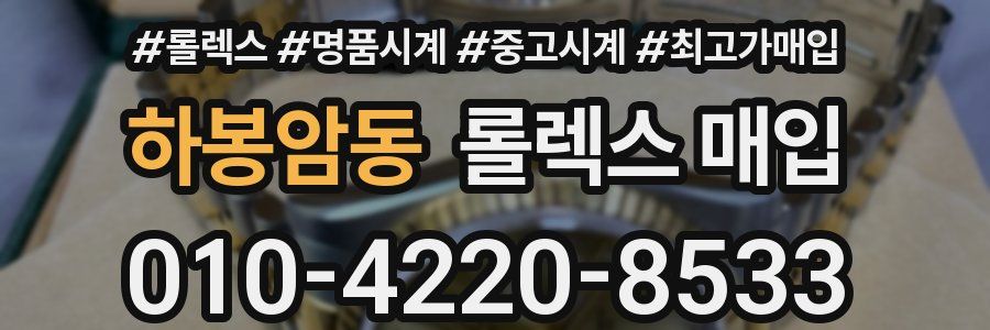 하봉암동 롤렉스 매입