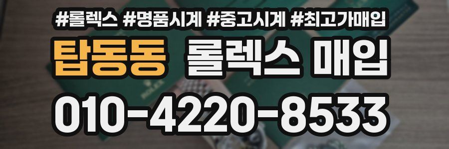 탑동동 롤렉스 매입