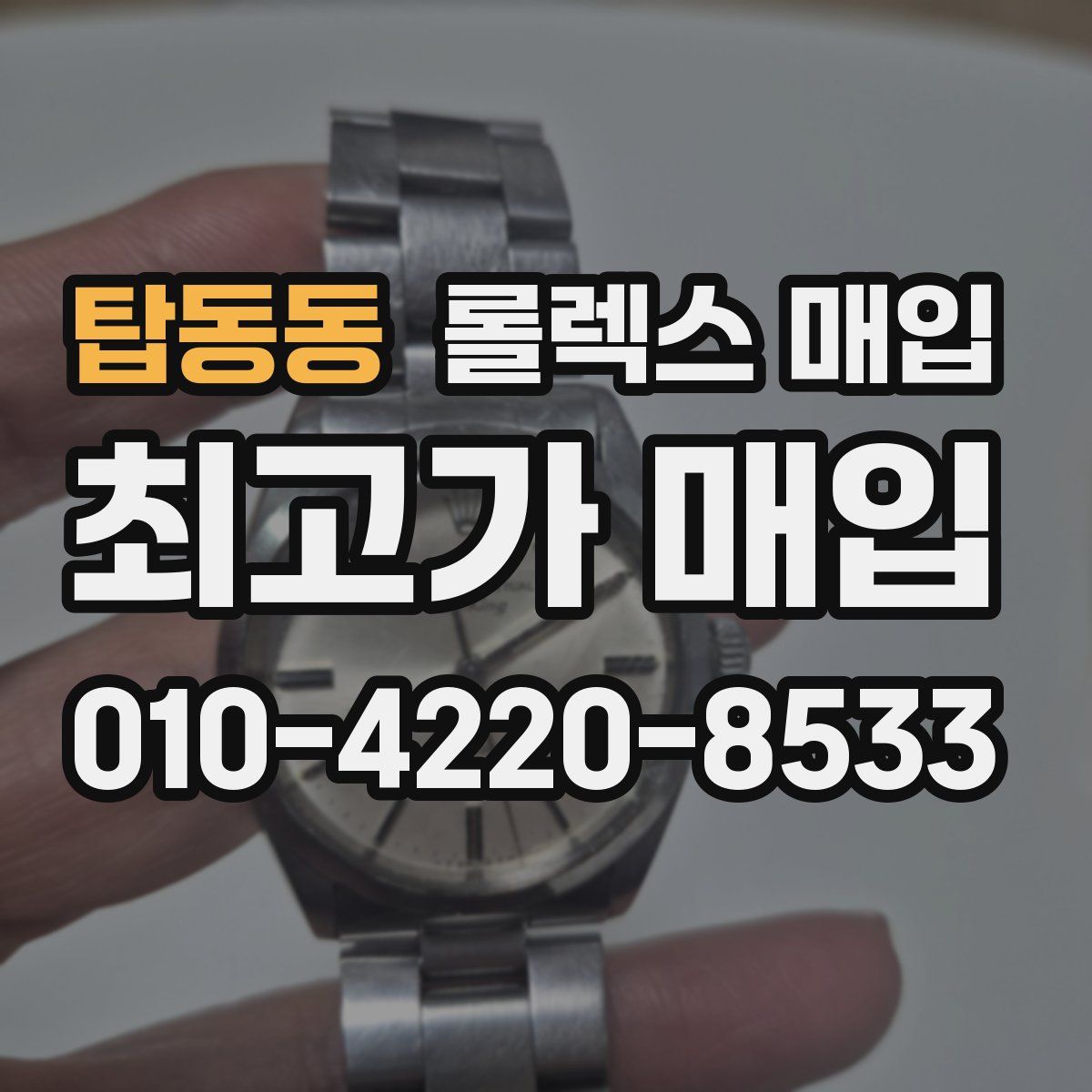 탑동동 롤렉스 매입