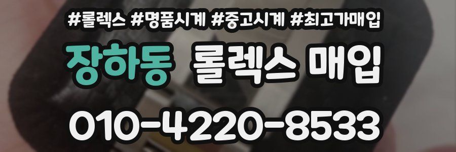 장하동 롤렉스 매입