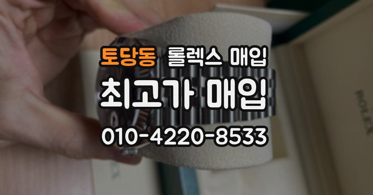 토당동 롤렉스 매입