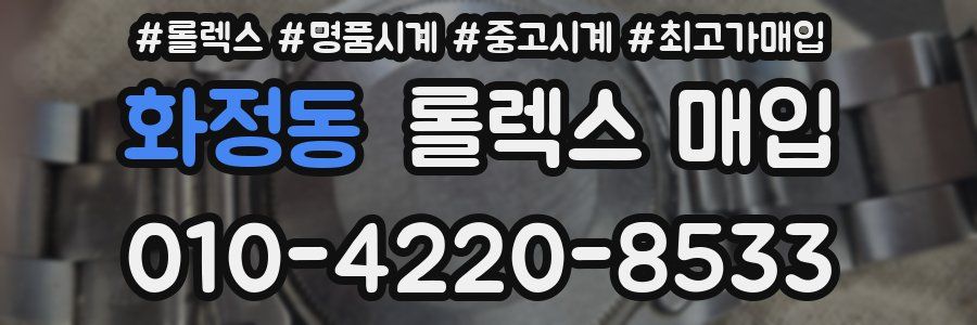 화정동 롤렉스 매입