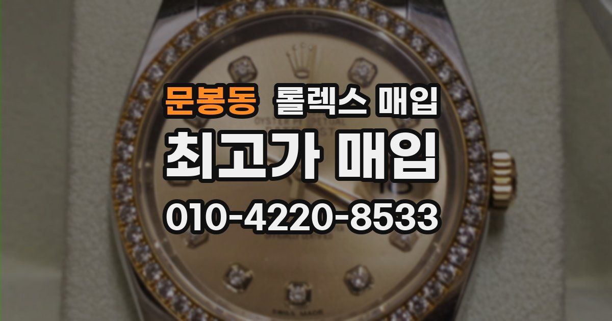 문봉동 롤렉스 매입