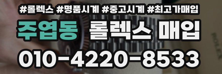 주엽동 롤렉스 매입