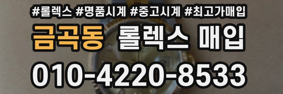 금곡동 롤렉스 매입