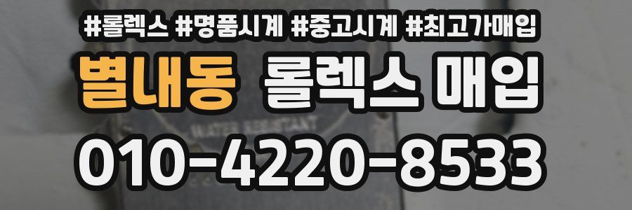 별내동 롤렉스 매입