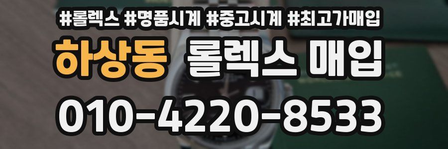 하상동 롤렉스 매입